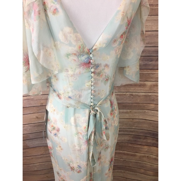 NWT Topshop Floral Print Maxi Dress - Picture 5 of 8